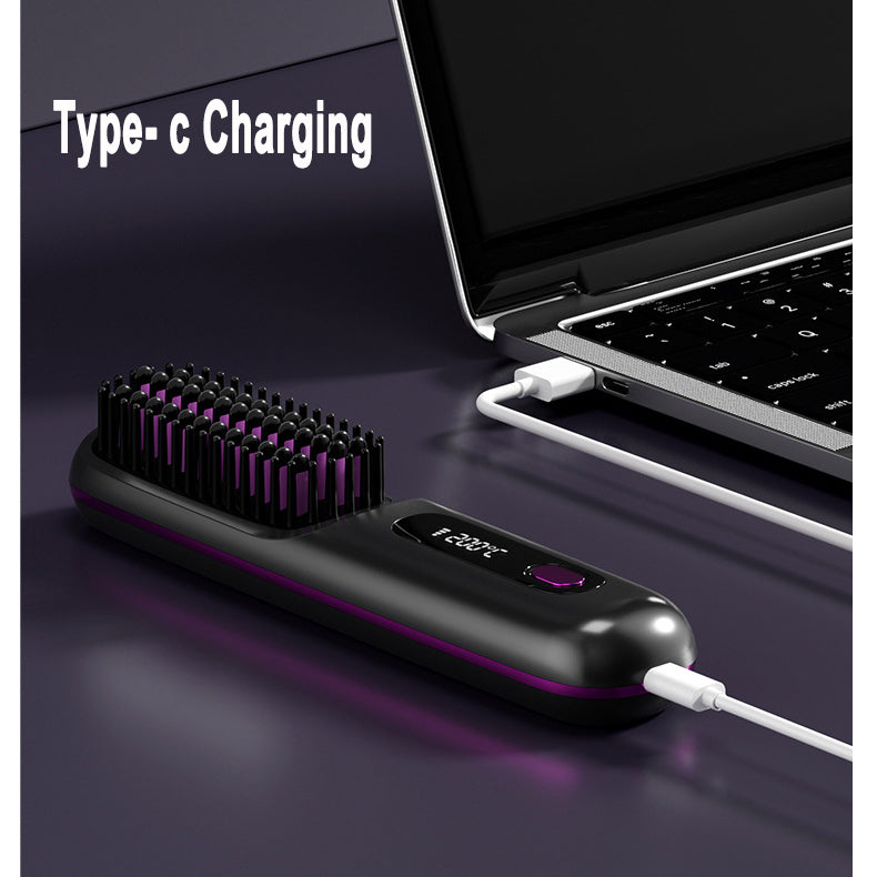 "Get the best styling results with this wireless  hair straightener."