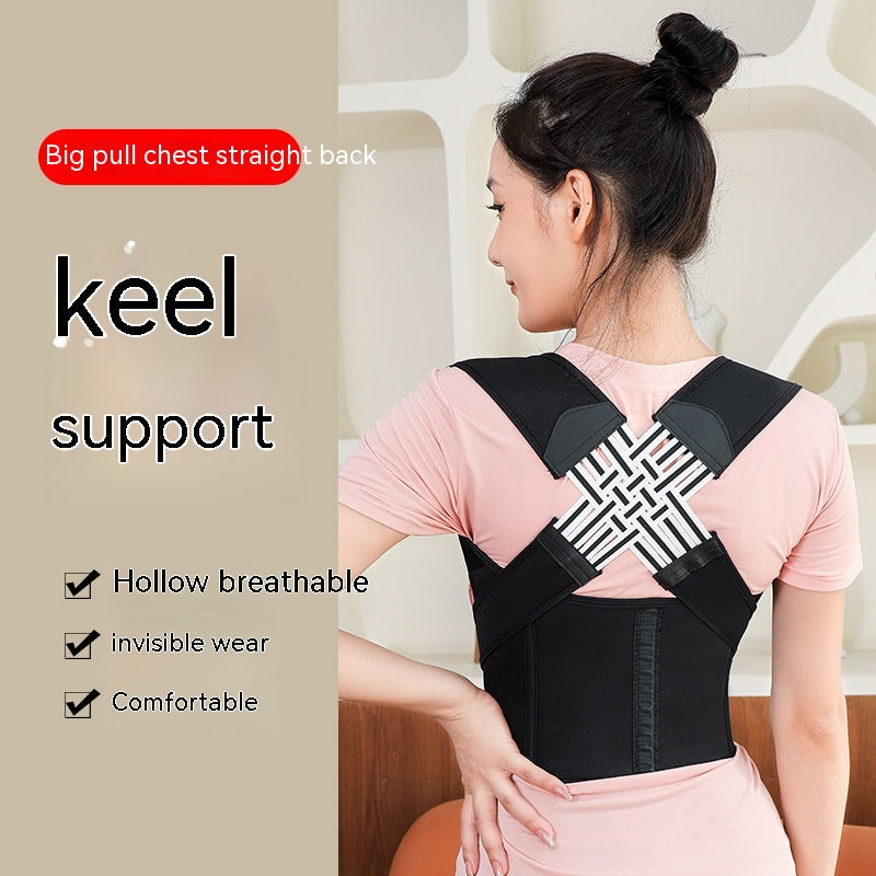"Back posture corrector: Achieve better posture with this comfortable solution."